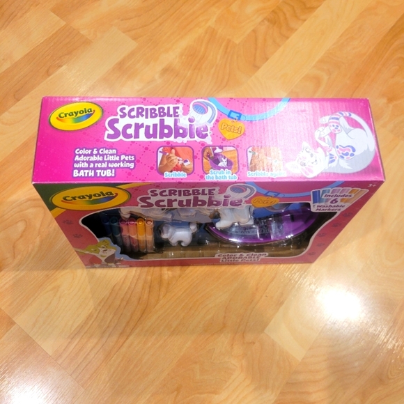 Crayola Scribble Scrubbie Pets Bath Tub Set New - Picture 9 of 11